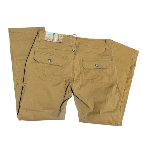 Prana Halle Straight Fit Earthbound Brown COUPE DROITE Short Inseam 28" Sz 6 NWT - Picture 2 of 4